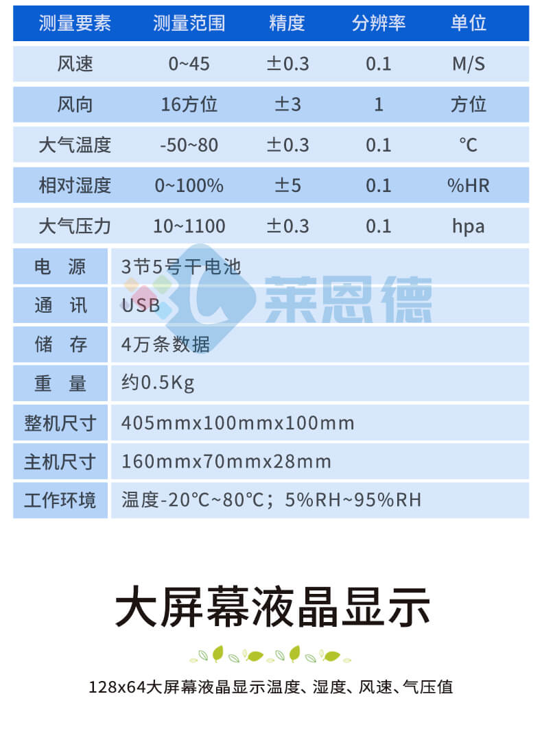 便攜式氣象站