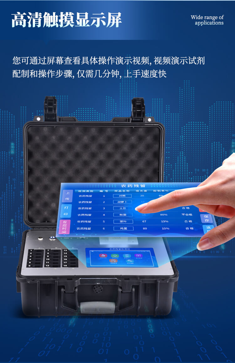 便攜式農(nóng)藥殘留檢測(cè)儀