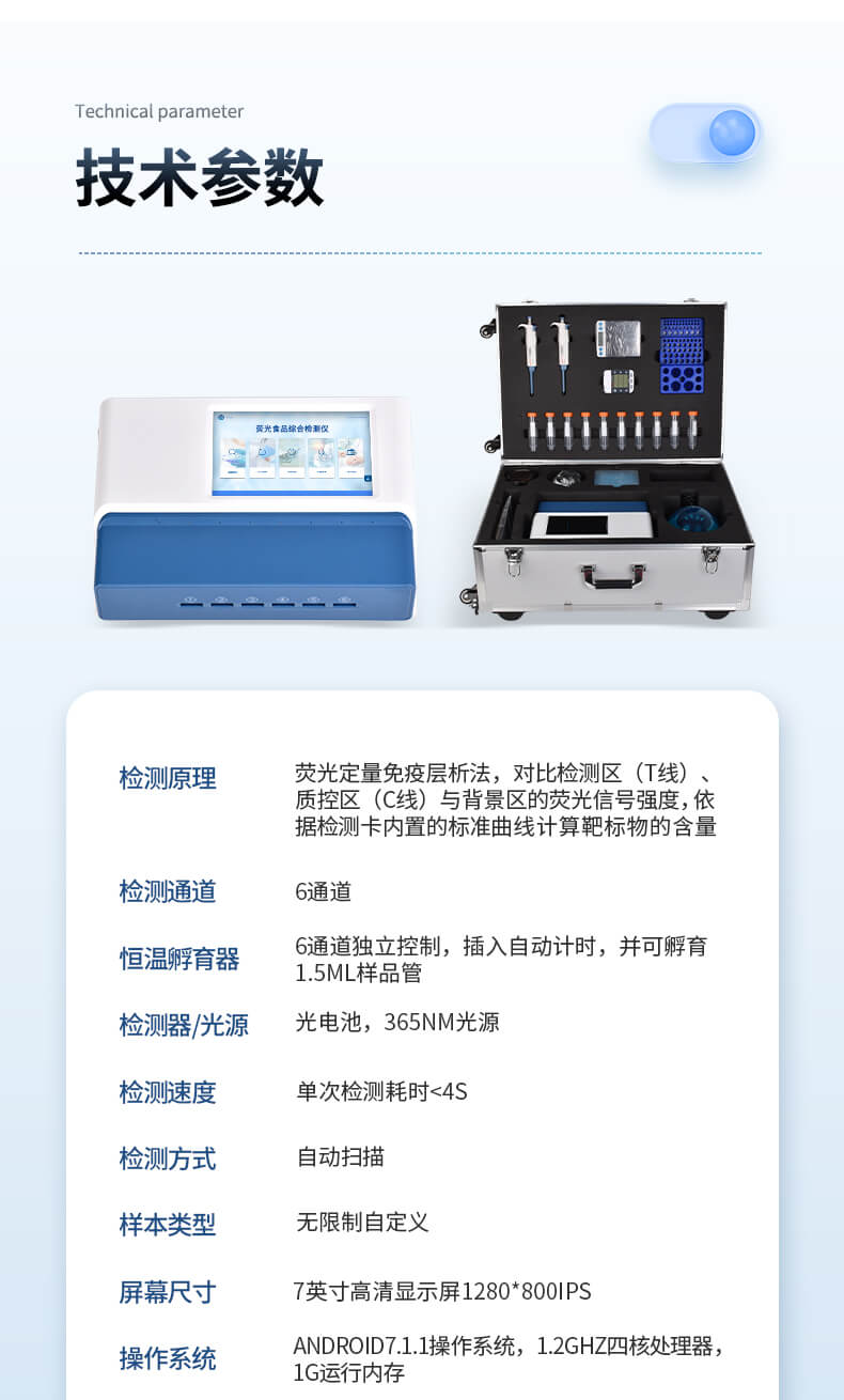 熒光食品綜合檢測(cè)儀