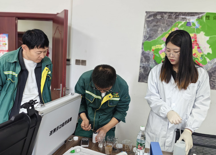 萊恩德土壤養(yǎng)分檢測(cè)儀入駐延安新區(qū)市政公用有限公司，檢測(cè)實(shí)力再升級(jí)